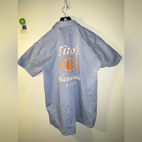 NWOT | Tito's Vodka | Workwear Styled Cintas Button Up | Short Sleeve | Large - Picture 8 of 8
